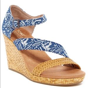 👡 Toms Clarissa Blatik wedge sandal 👡